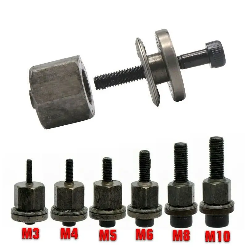 3pcs/set Hand Rivet Nut Gun Head nuts Simple installation Riveter Rivnut Tool DIY M3 M4 M5 M6 M8 M10