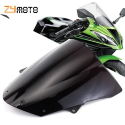 For Kawasaki ZX6R ZX636 2009 2010 2011 2012 2013 2014 2015 2016 NEW Windshield WindScreen Double Bubble ZX 6R 636 ZX-6R