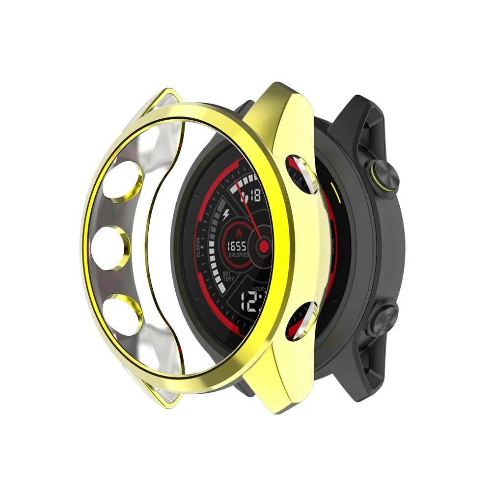 Funda de reloj parachoques para Garmin Forerunner 745, carcasa protectora de repuesto chapada en TPU para reloj inteligente, funda para Garmin 745