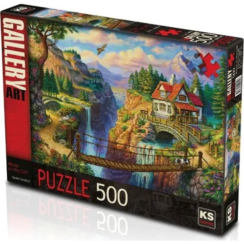 Ks Games House On The Cliff 500 Piece Jigsaw Puzzle 20012