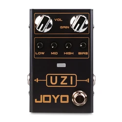 Joyo R-03 Uzi Distortion Electric Guitar Effects Pedals Processor Footswitch for Heavy Metal Music True Bypass Guitar Parts