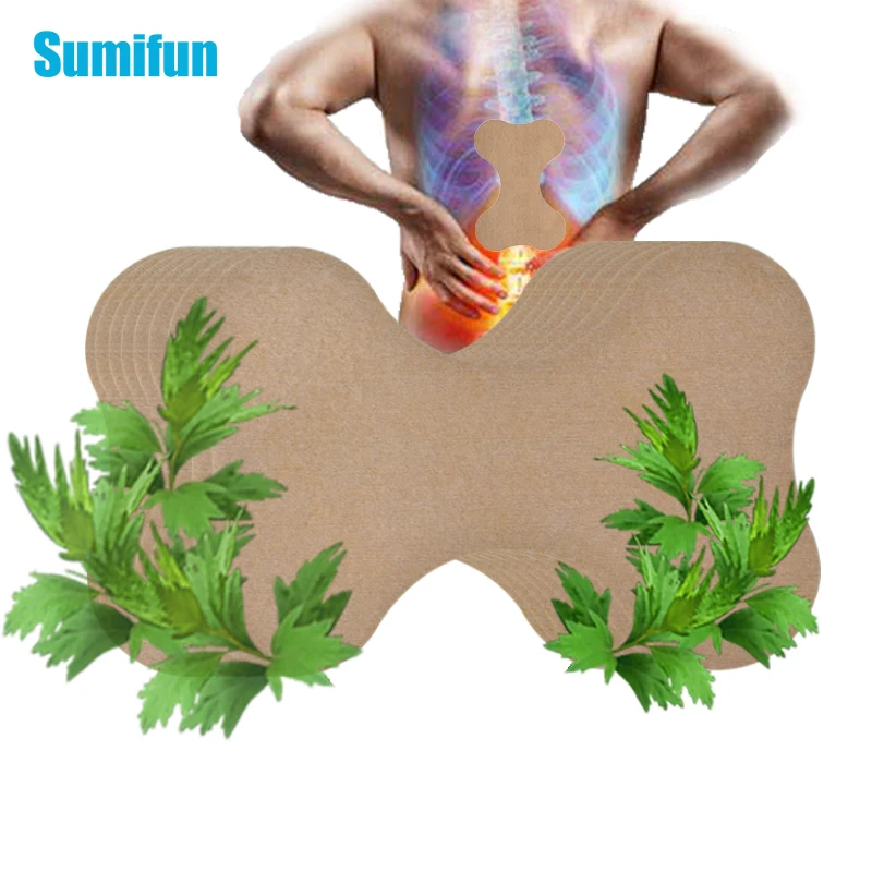 

6pcs/Lot Wormwood Lumbar Analgesic Vertebra Plaster Medical Patches Back Joint Sprain Pain Relieving Stickers Body Health Care