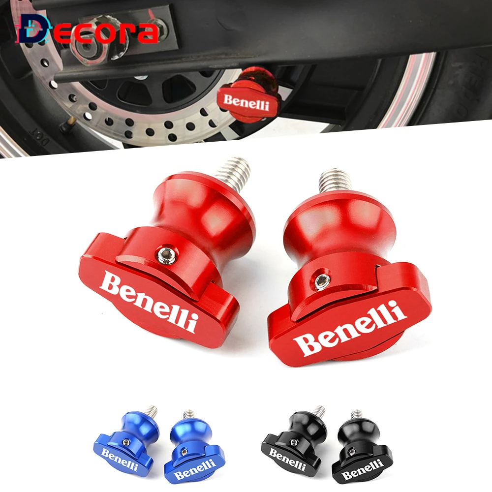 For Benelli BJ500 BN 600i 302 251 TNT 125/300/600 TRK 502 502X 251 Motorcycle Swingarm Spools Slider Sdand Screws Sliders 6MM