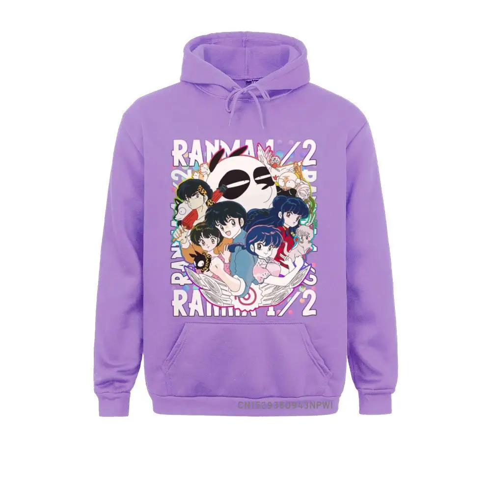 For Male Ranma 1/2 Fashion Pullover Vintage Anime Sweatshirt Organic Costume Graphic Print S-3XL Hoodie