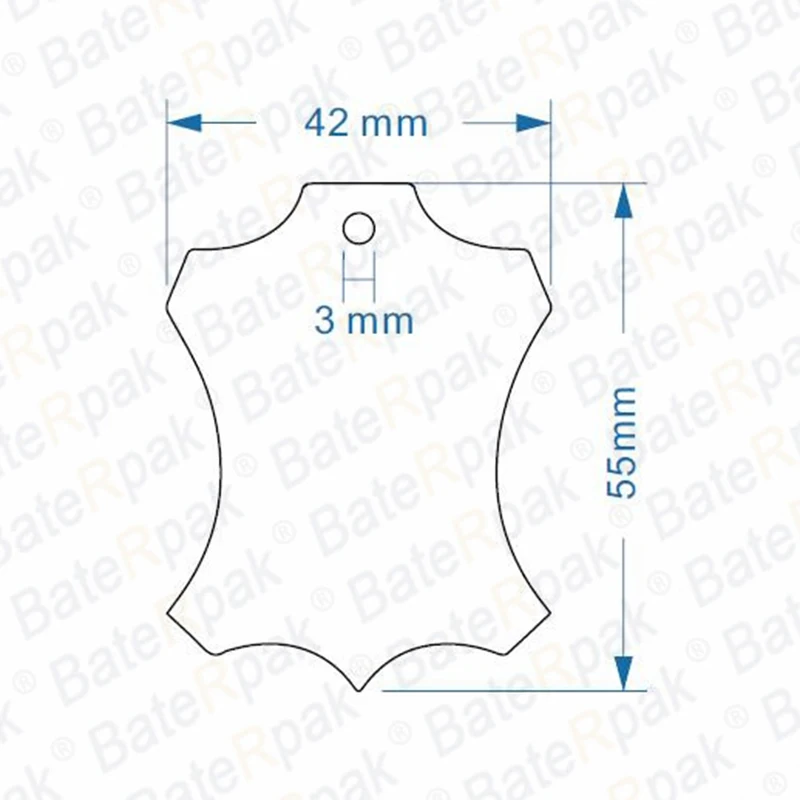 カスタムメイドの革切断機,高さ32mm,厚さ3mm