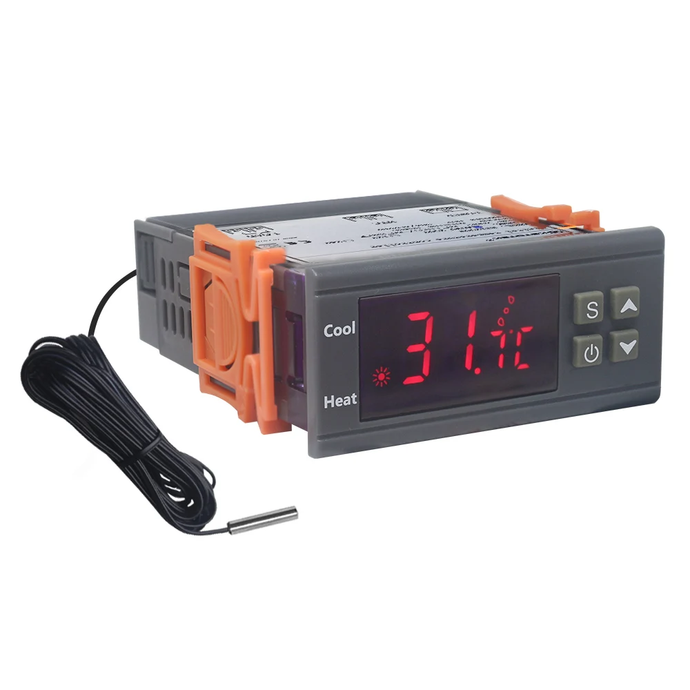 Digital Temperature Controller 220V/30A -50~110 C -30~300 Degree Thermostat Regulator Relay Output With NTC Sensor