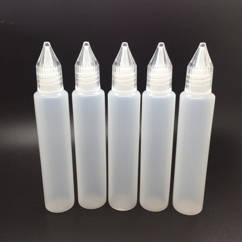 10Pcs Juice Bottle 15ml 30ml Vape Drip Tip Plastic Liquid Storage Squeezable Dropper