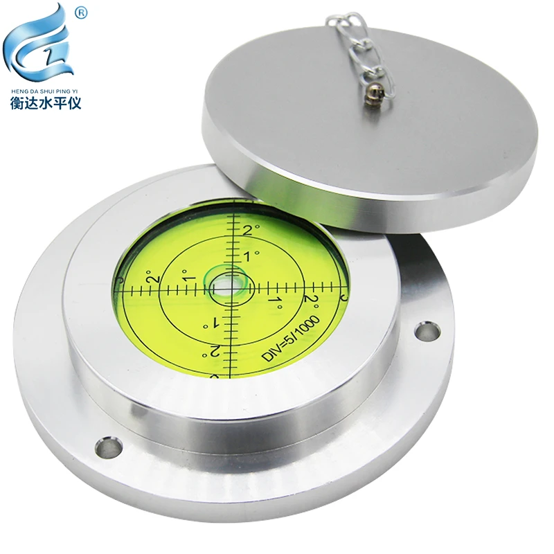 High Quality Round Universal Spirit Level Circular Level Bubble For Cranes Size 100*75*20mm 1PCS