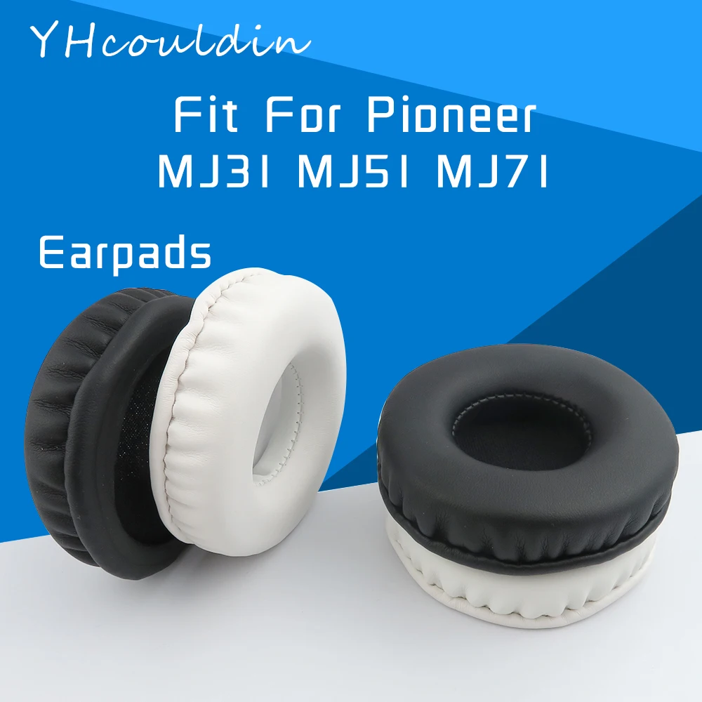 YHcouldin Earpads dla Pioneer MJ31 MJ51 MJ71 SE-MJ31 SE-MJ51 SE-MJ71 akcesoria do słuchawek wymiana pomarszczona skóra