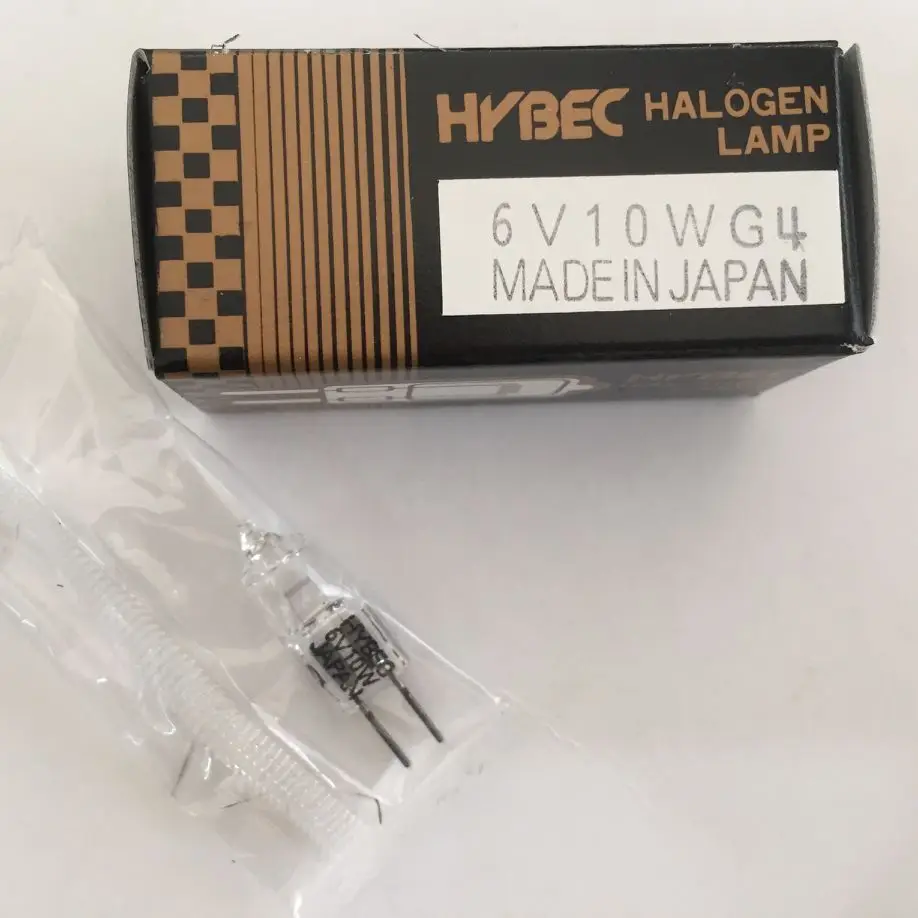 Made in Japan 6v10w G4 halogen lamp  used for Humalyzer 3000 Starfax 3300,2000H , free shipping