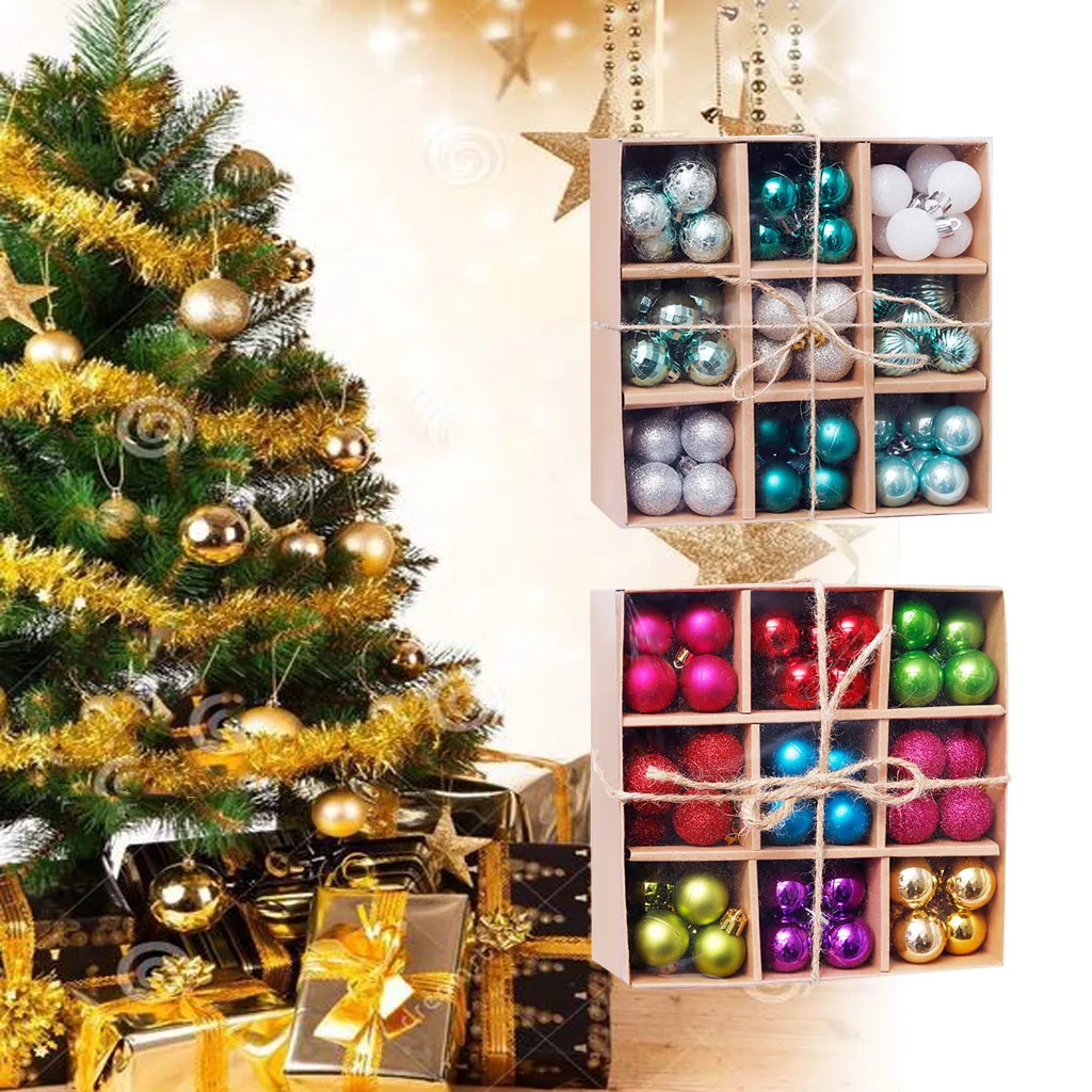 

Christmas Ball Baubles Party Xmas Tree Decorations Hanging Ornament Decorition addobbi natalizi ornaments navidad ofertas