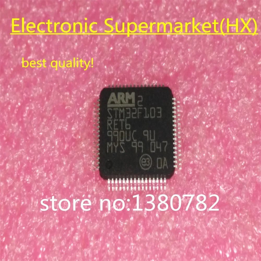 

Бесплатная доставка, 10 шт./лот STM32F103RET6 STM32F103 Φ, новая оригинальная фотография!