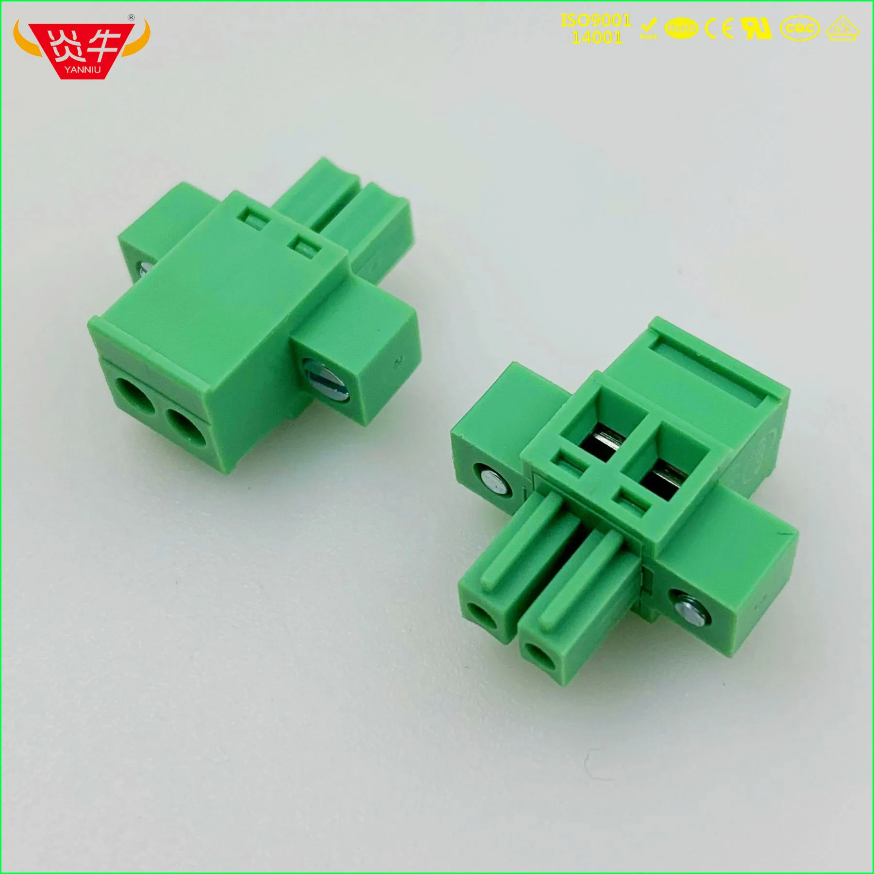 50Pcs KF2EDGKAM 3.5mm 2P ~ 12P PCB PLUG-IN TERMINAL BlOCKS 15EDGKAM 2PIN ~ 12PIN MCVR 1,5/ 2-STF-3,5 PHOENIX DEGSON KEFA YANNIU