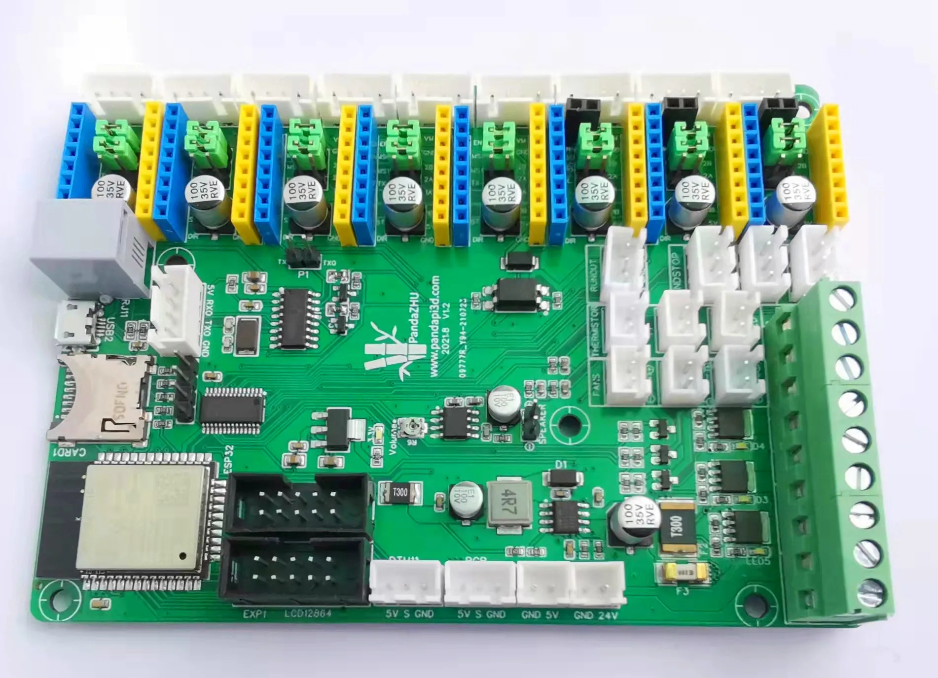 Motherboard Printer 3D (CNC), ALL In Wifi ESP32,DiscoverySky PandaZHU,Marlin,Grbl