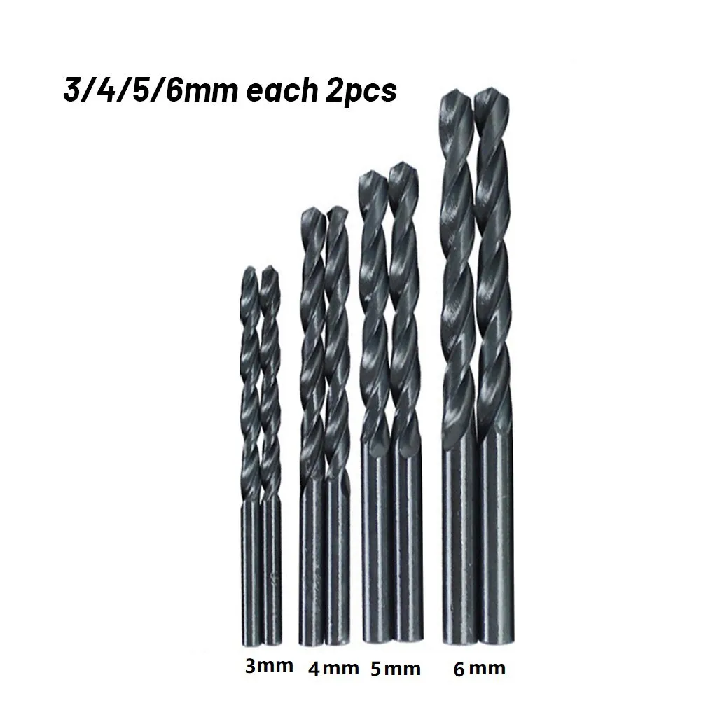2 pz 3 4 5 6mm HSS CO punta per trapano a punti/rimozione/taglierina punta di cobalto foro scanalatura trapano sega carpentiere strumento di lavorazione del legno