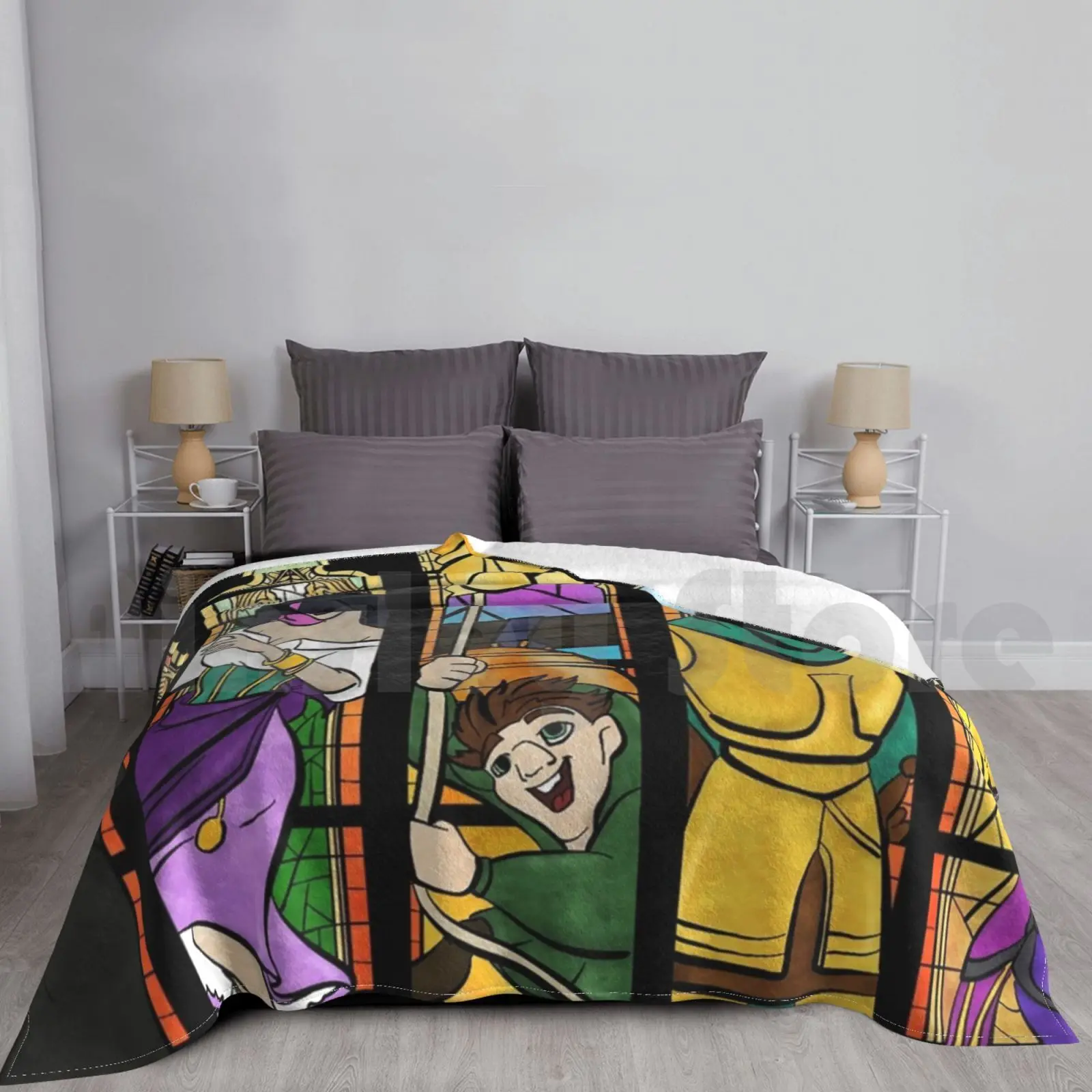 Hunchback Of Blanket Fashion Custom Hunchback Frollo Esmeralda Phoebus Quasimodo Hunchback Of