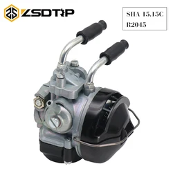 ZSDTRP Motorcycle Carburetor For Dellorto SHA 15/15C For PEUGEOT 103 MBK 51 AV10 NEUF Motorcycle Cable Choke