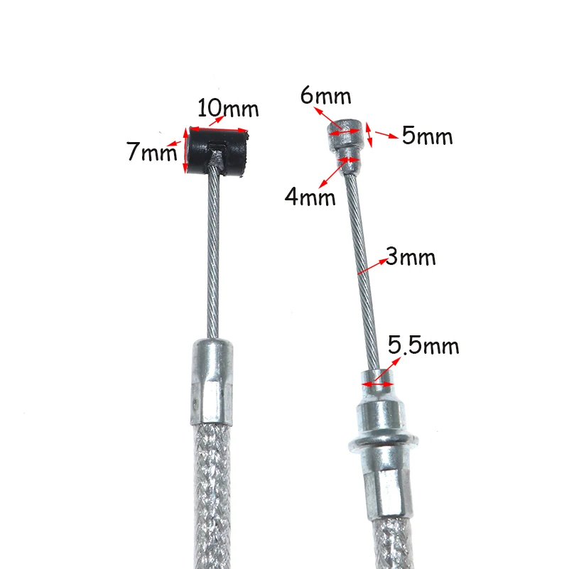 Throttle Clutch Cable Line Wire For Pit Dirt Motor Bike Motorcycle XR50 CRF50 CRF70 KLX 110 125 SSR TTR BBR Horizontal Engine - view 4