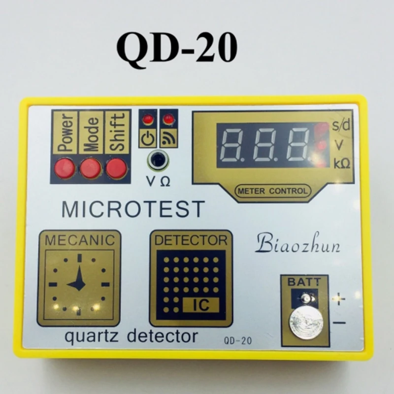 QD-20 Watch Maintenance Tool Quartz Movement Tester Made in China Watch Movement Tester Can Measure the Battery