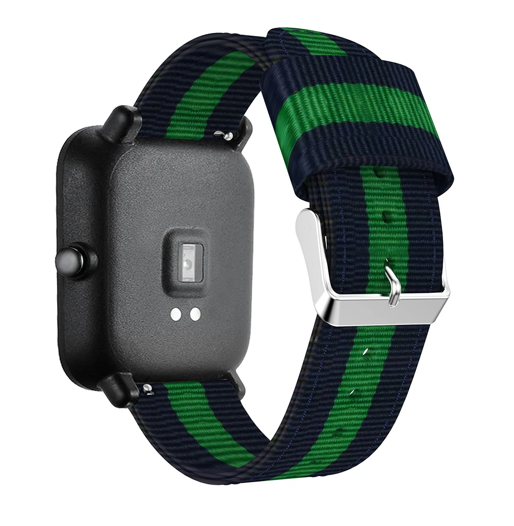 Neues Nylon-Armband für Amazfit Bip Lite Youth 20mm Uhrenarmband Ersatz für Xiaomi Huami Amazfit GTS Bit Band Armband Handgelenkschlaufe – Detail 12