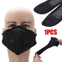 PM2.5 Masks Cotton Breath Valve Unisex Mouth Mask Anti-Dust Anti Pollution Mask Cloth Activated carbon filter respirator