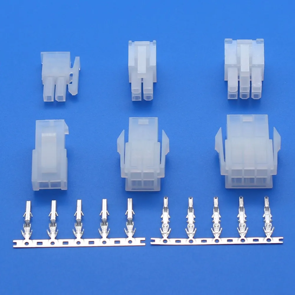 

100pcs 5557/5559 2x2/3/4/5/6/7/8/9/10/11/12P 24Pin 4.2mm Pitch Terminal/Housing/Pin Header Wire Connector Adaptor 5557 5559 Kits