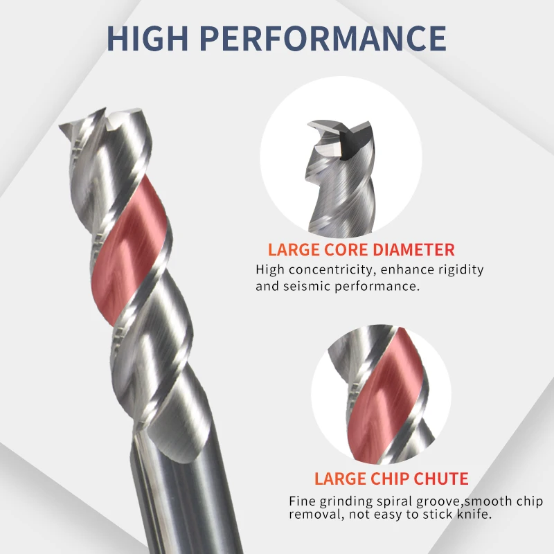 Imagem -02 - Corte Hrc50 Flauta mm mm 3.5 mm mm mm 10 mm 12 mm 20 mm 50l150l Liga de Carboneto de Fresa de Aço de Tungstênio Fresa de Topo