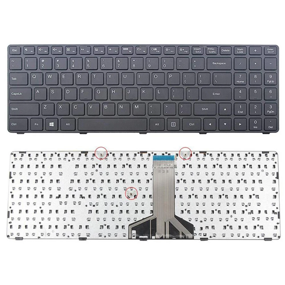 Teclado de substituição para lenovo ideapad 100-15ibd 100-15ibd tipo 80qq p/n: sn20j78609 pk1310e1a00 NB-99-6385H-LB-00-US 6385h-us