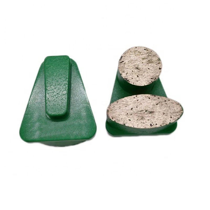 SCA02 Schwamborn قرص طحن الماس Scanmaskin لوحات طحن الخرسانة مع قطعة واحدة مستديرة وبيضاوية الشكل لتلميع الأرضيات