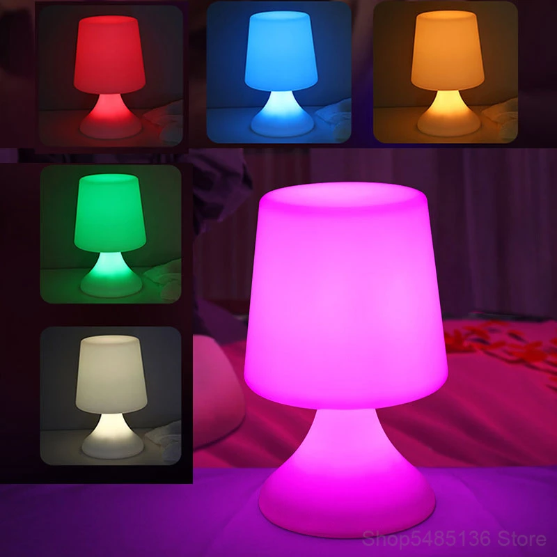 

16 Color RGB Night Lights Bar Atmosphere Table Lamps Bedroom LED USB Rechargeable Remote Control Desk Lamp Bedside Sleeping Lamp