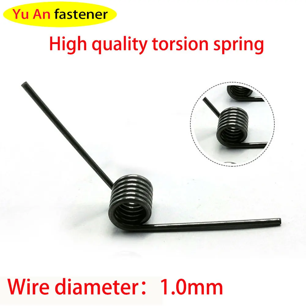 V-Spring, 1.0 Wire Diameter Torsion Small Torsion Spring, Hairpin Spring, 180/120/90/60 Degree Torsion Torsion Spring,  10pcs