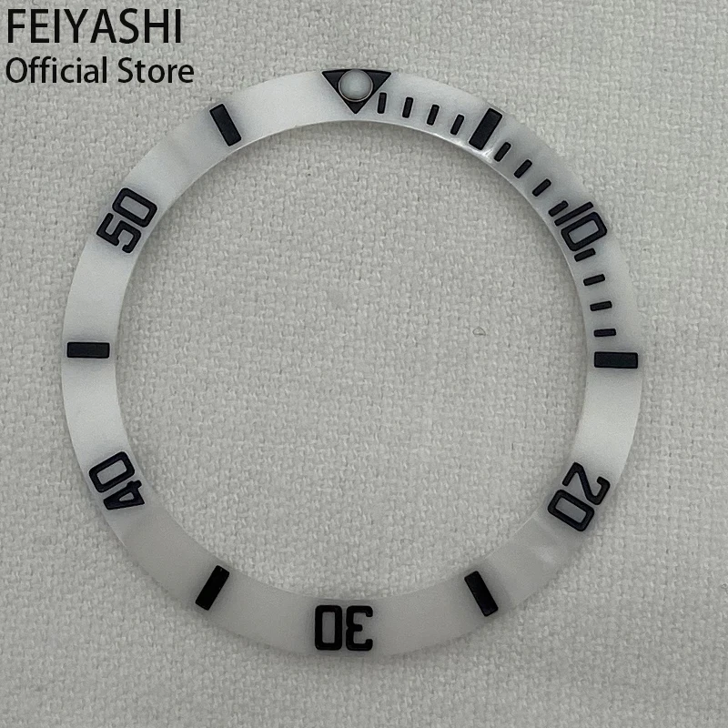 38mm Ceramic Watches Ring Bezel Insert Fit 40mm Men Nh34 Nh35 Movement Miyota 8215 Eta 2824 Case Parts Hot Sale Wholesale Price