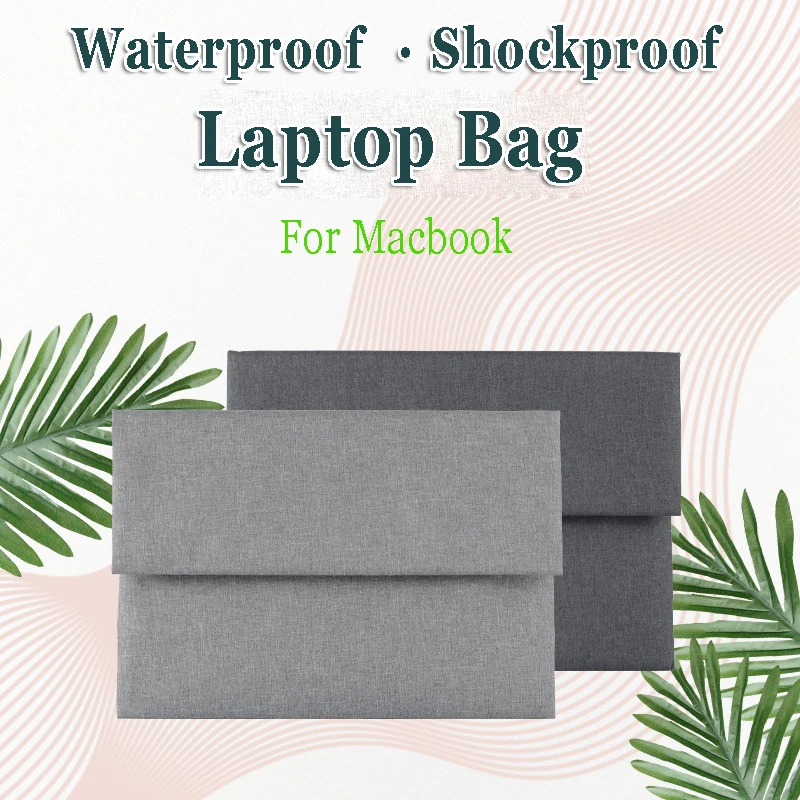 Simplicity Horizontal Notebook Bag for Macbook Air Pro Huawei Xiaomi Dell 11 13 15 Inch Protective Sleeve Waterproof Laptop Bag