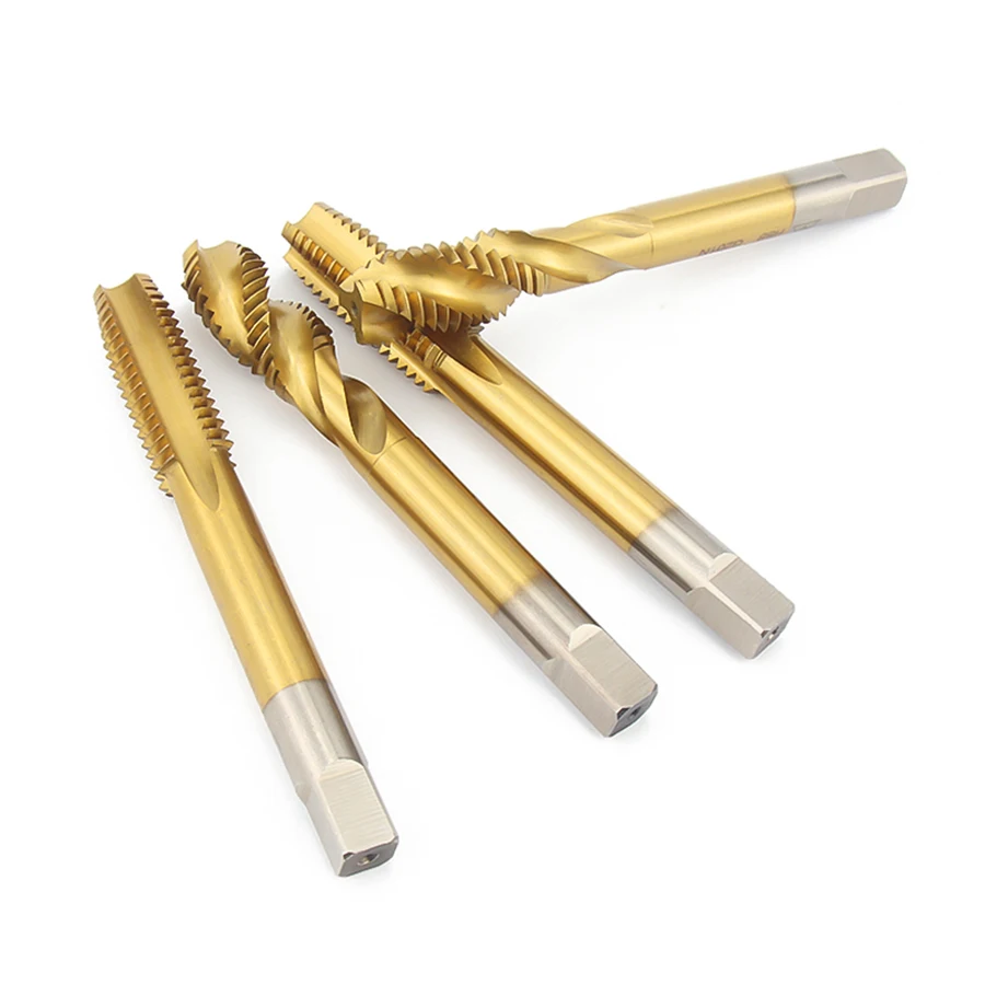 Tap and die CNC Lathe Processing tool Titanium HSS Tool Spiral Tap Lopointed Tap Straight Slot Tap High speed steel Cutting tool