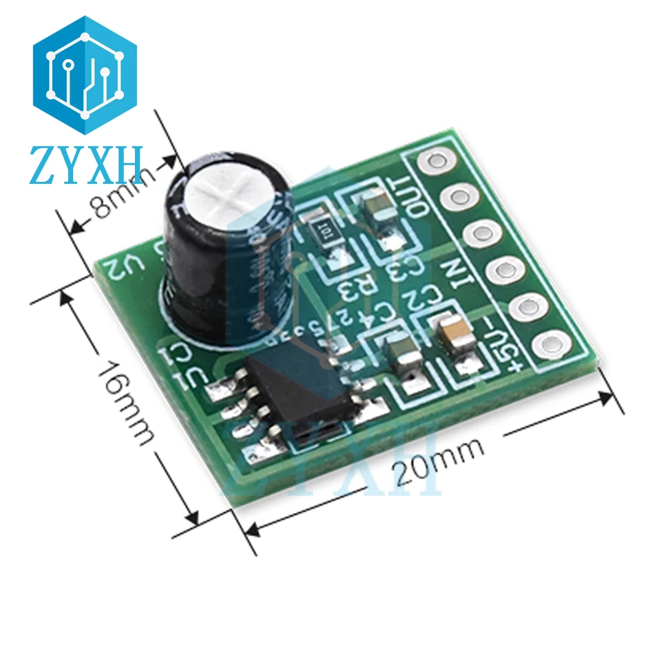 Mini XPT8871 XH-M125 Mono Amplifier Board DC 3.7-5V 5W Stereo Audio AMP For Laptop Speakers