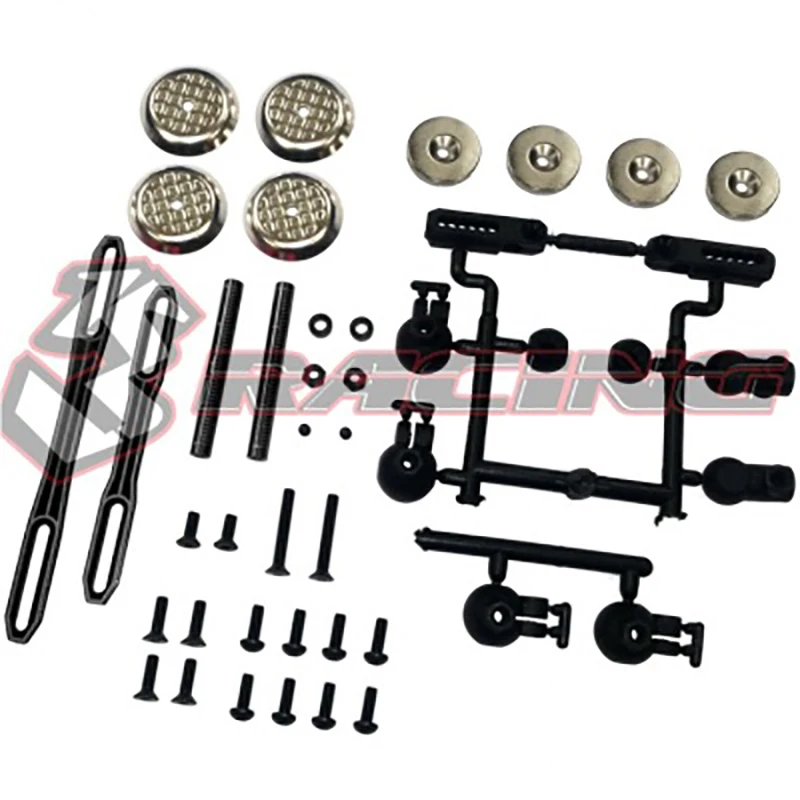 3RACING Sakura D4/D5/D5S/YD-2 Drift Car Metal Upgrade Parts Invisible Car Shell Column SAK-D4832