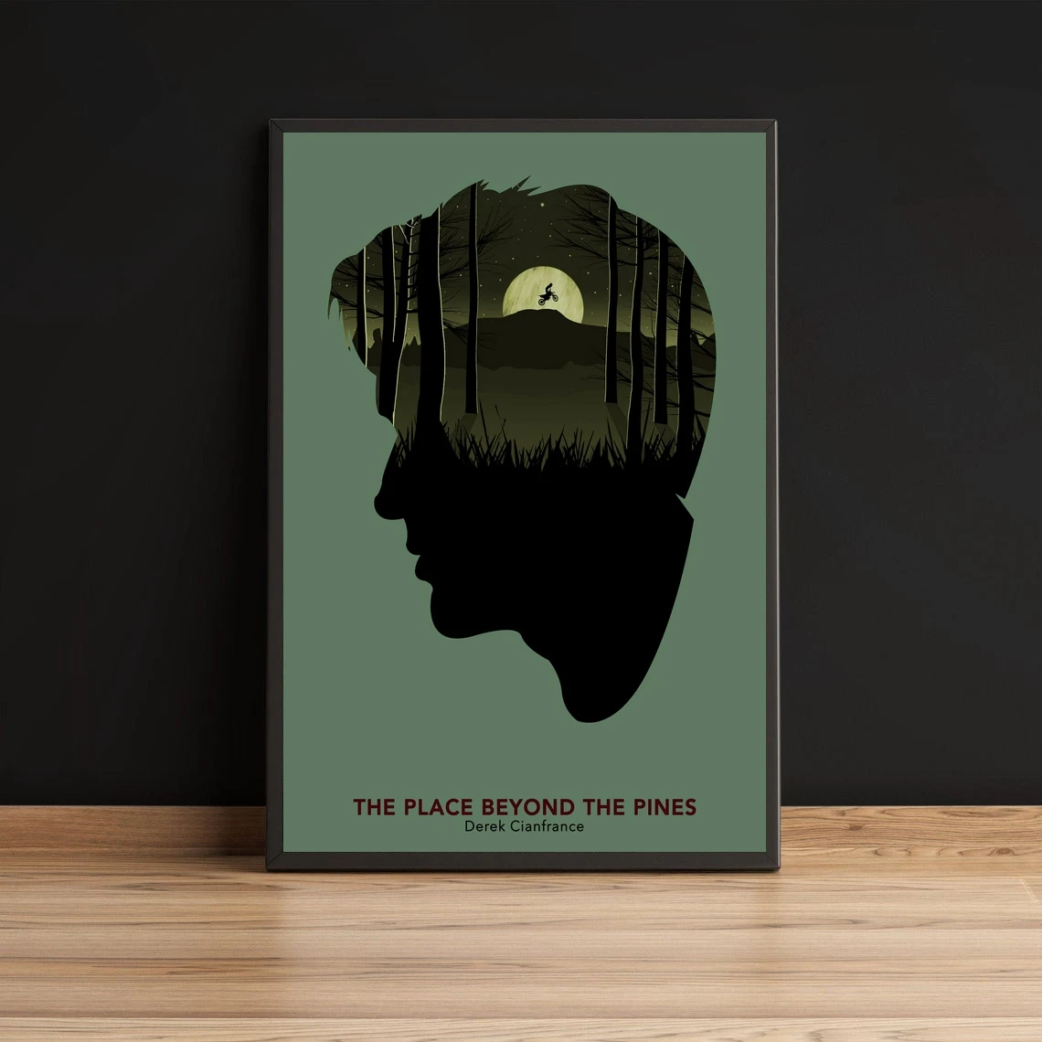 The Place Beyond the Pines Motorcycle Racer Ryan Gosling Design Art Deco Artwork Graphic Minimal Minimalist Movie poster