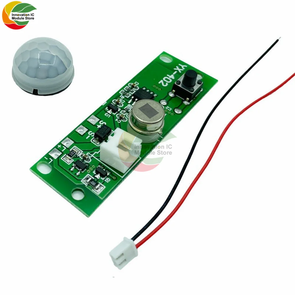 Modulo sensore di rilevamento umano a infrarossi circuito lampada solare DC 3.7V rilevatore di movimento a infrarossi modulo Controller lampada da