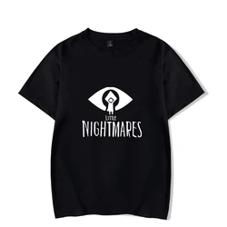 Little Nightmares 2 T-Shirts Anime Horror Game 3D Print Streetwear Men Women Fashion T Shirt Harajuku Kids Boy Tees Tops Clothes