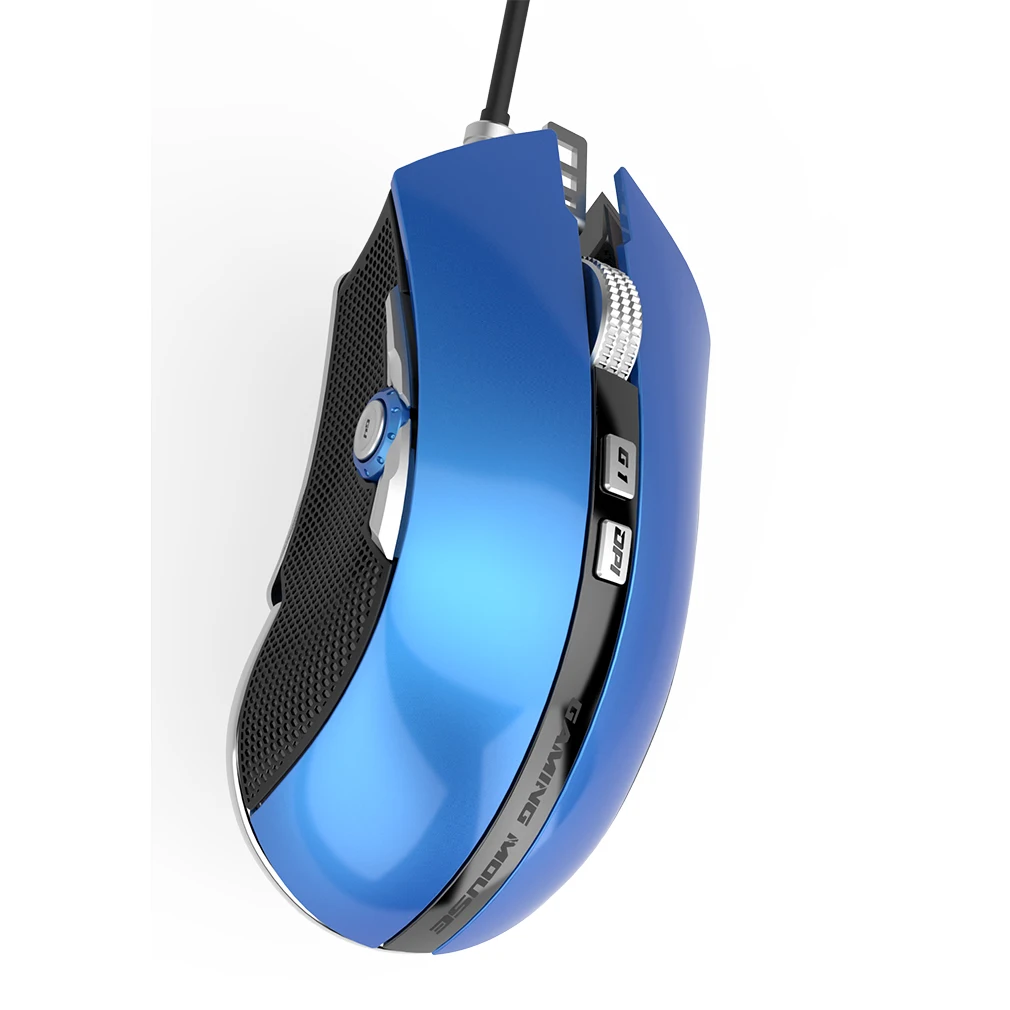 Neue G60 Verdrahtete Finger Rechts USB 1.1/2,0 Interface Geflochtene Draht Programmierbare 9 Tasten Professionelle Optische Gaming Maus