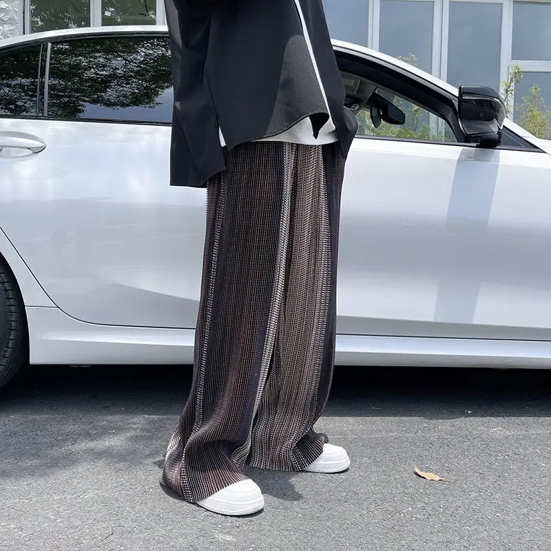 Streetwear Pants Mens American Oversize Popular Man Design Pants High Street Draping Effect Cool Fairy Pants Loose Baggy Pants