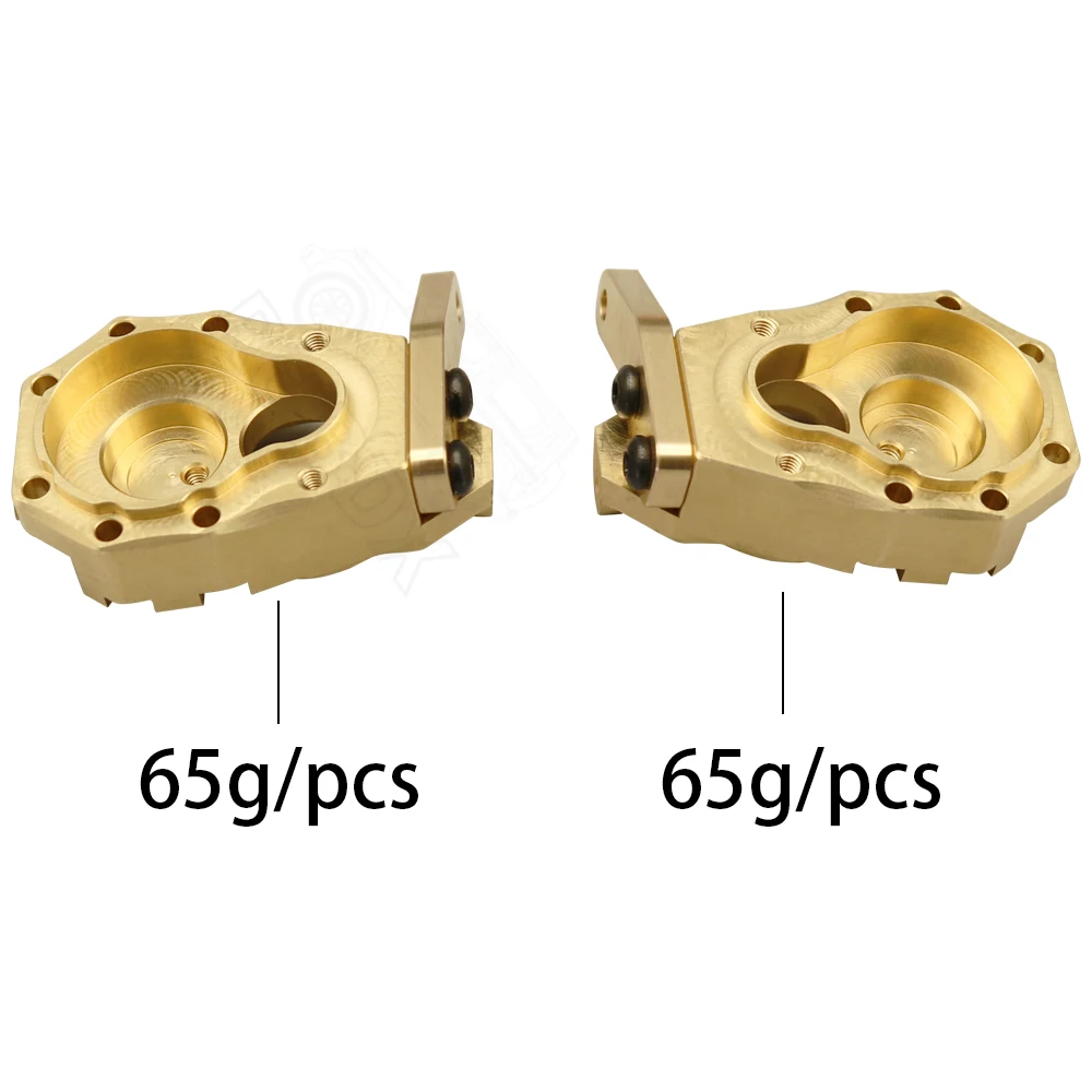 2Pcs Brass Portal Drive Housing Heavy Counterweight for 1/10 RC Crawler TRX-4 TRX4 TRX-6 8252 Upgrade Parts