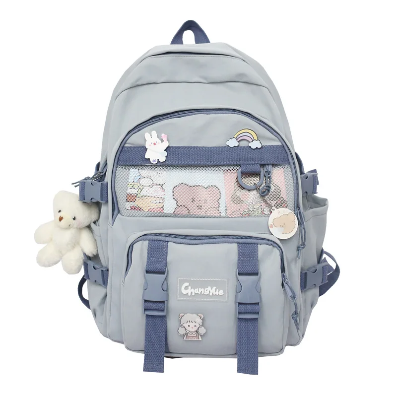 2021 Fashion Lovers Rucksack Women Backpack Kawaii Bookbag for Teenage Schoolbag Laptop Mochila Female Travel Shoulder Bag