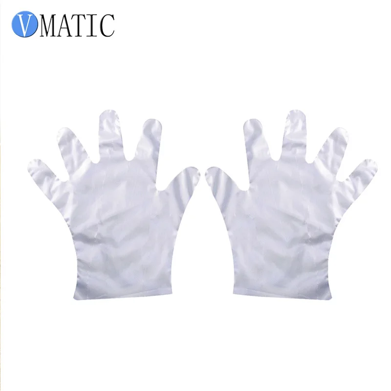 

100 PCS Plastic Disposable Gloves Restaurant Home Service Catering Hygiene Protective Gloves