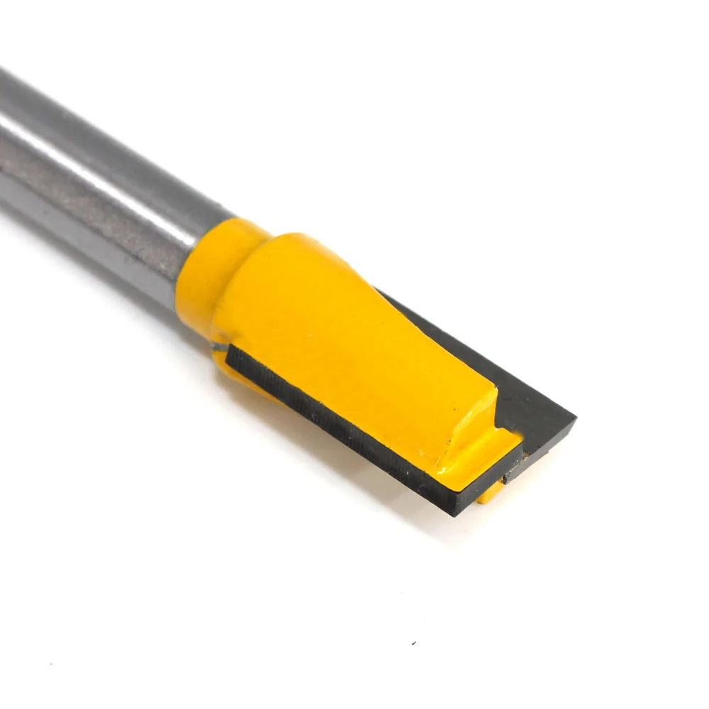 Imagem -04 - Lavie-wood Bit Grupo Straight Router Fresa Limpa Carpintaria Bits Power Machine mm Shank Bottom Pcs