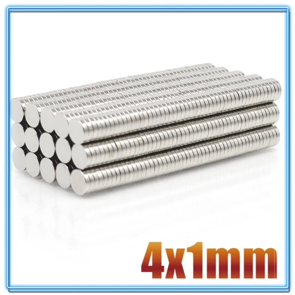 100~500Pcs N35 Round Magnet 4x1 4x1.5 4x2 4x3 4x10 Neodymium Magnet Permanent NdFeB Super Strong Powerful Magnets 4*2 4*1