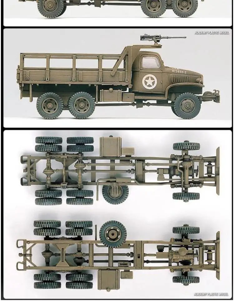 Academy AC13402 1/72 US CARGOTRUCK & ACCESSORY model kit