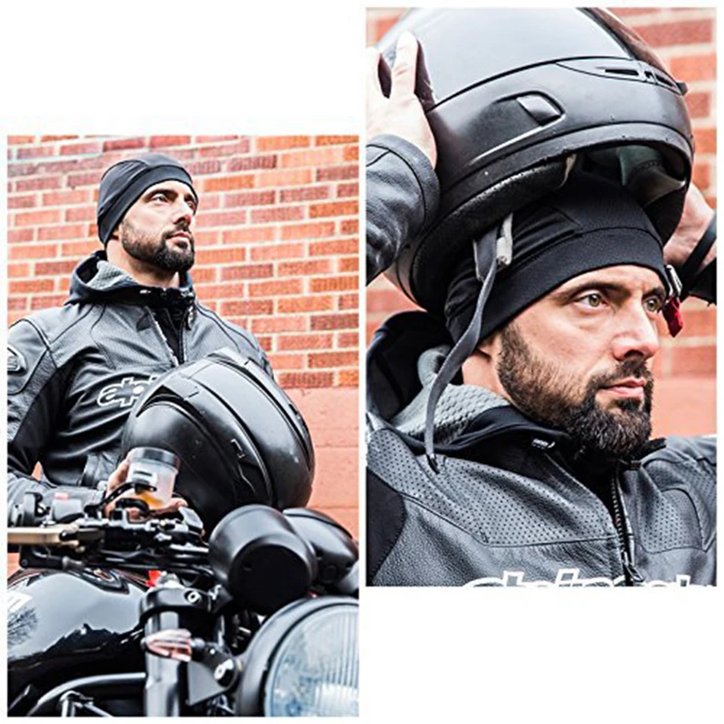 Motorcycle Helmet Inner Cap Coolmax Hat Quick Dry Breathable Hat Racing Cap Under Helmet Beanie Cap for Helmet