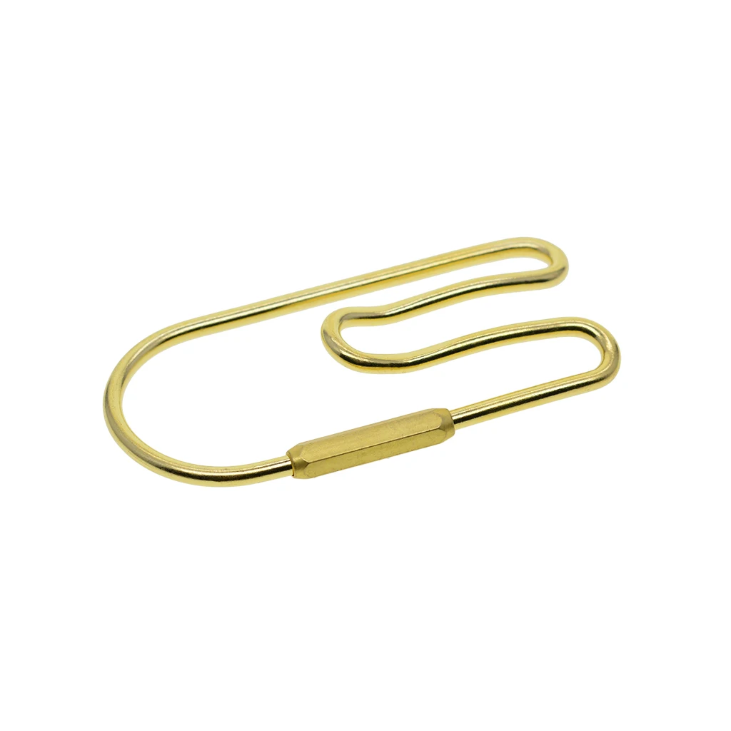 

wire wrapped Unisex Solid Brass belt Keychain Car Key Organizer Holder Keyring Decoration Key Rings Women Men DIY FOB clip