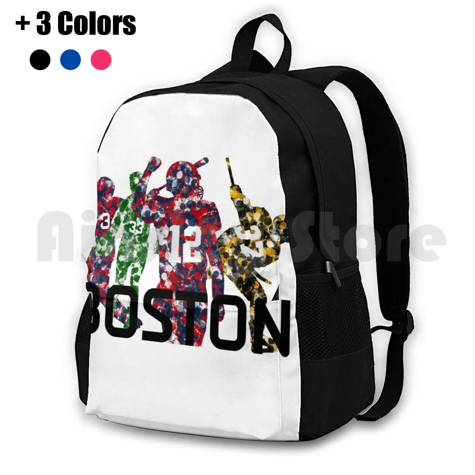 Boston Legends Outdoor Hiking Backpack Riding Climbing Sports Bag Boston Legends Massachusetts New England Sports City Football